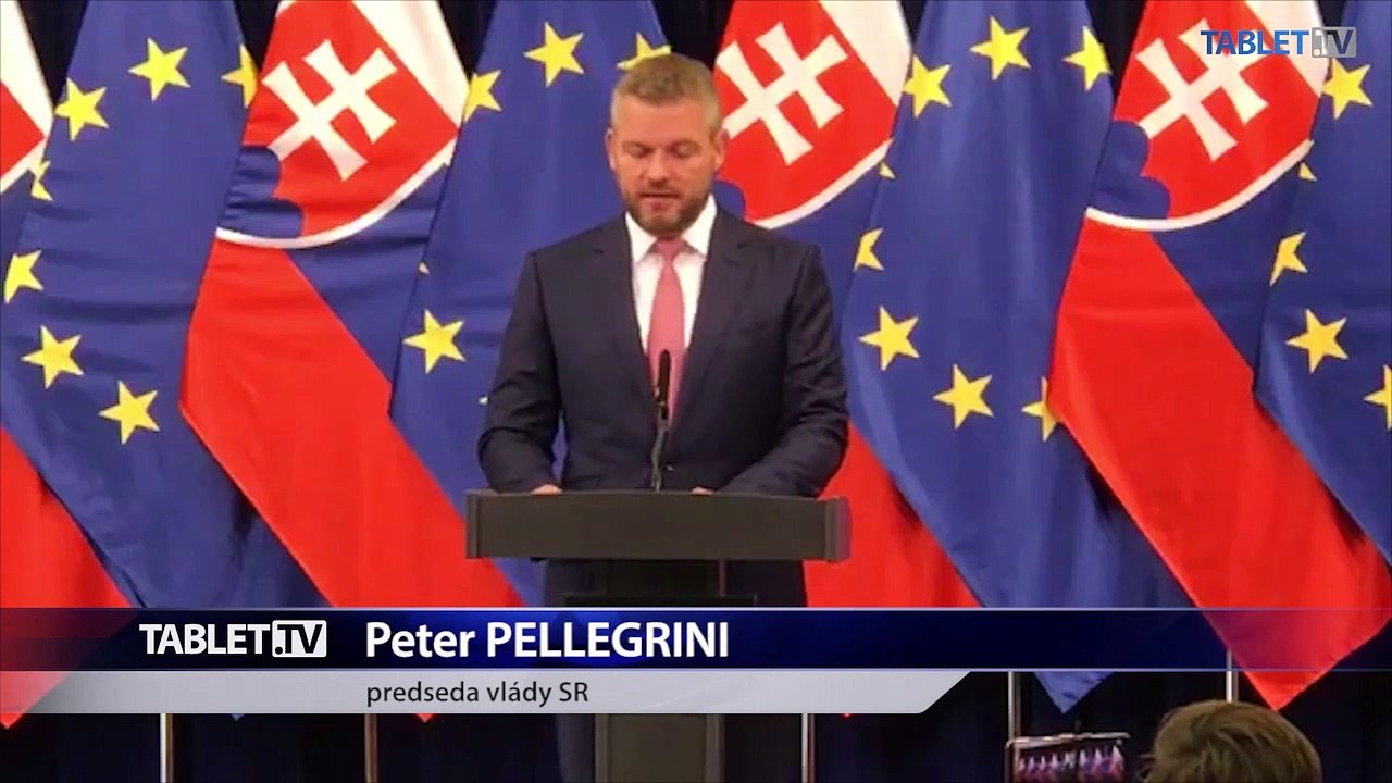 ZÁZNAM: Vyhlásenie predsedu vlády SR Petra Pellegriniho