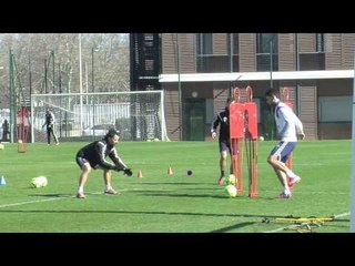 OL : entraînement du 6 mars 2015 avec Clément Grenier