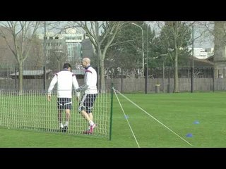 OL : entraînement du vendredi 13 mars 2015 avant l'OM