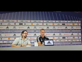 OL : conférence de presse de Sylvinho avant Monaco - OL (1/2)