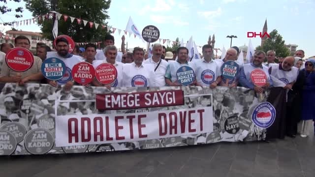 Sivas ve tokat'ta memur-sen'den toplu sözleşme tepkisi -sivas