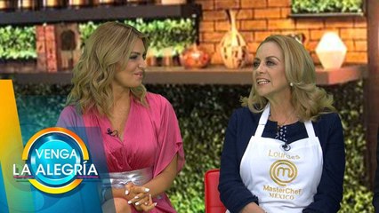 Lourdes de MasterChef nos acompañó para platicar su experiencia tras su expulsión.| Venga La Alegría