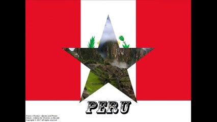 Bandeiras e fotos dos países do mundo: Peru [Frases e Poemas]