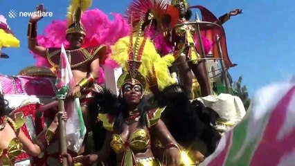 Hundreds of thousands brave record-breaking heat for Notting Hill Carnival