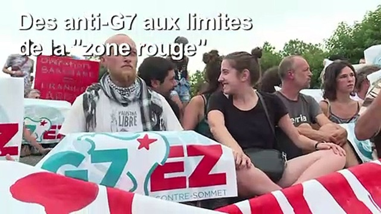 Anti-G7: marche symbolique jusqu'à la "zone rouge" de Biarritz