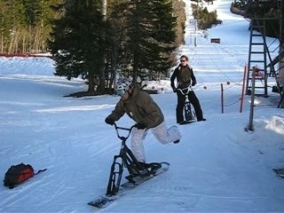 Snowscoot - picnic table