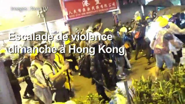 Escalade à Hong Kong: la police tire avec une arme à feu, une pr