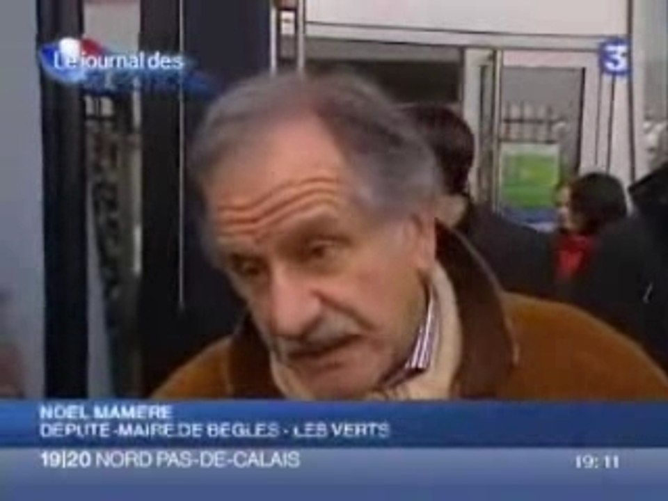 Tourcoing, Noël Mamère : La Gauche et les Ecologistes