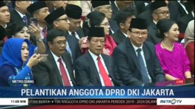 Sejumlah Mantan Gubernur Hadiri Pelantikan Anggota DPRD DKI Baru
