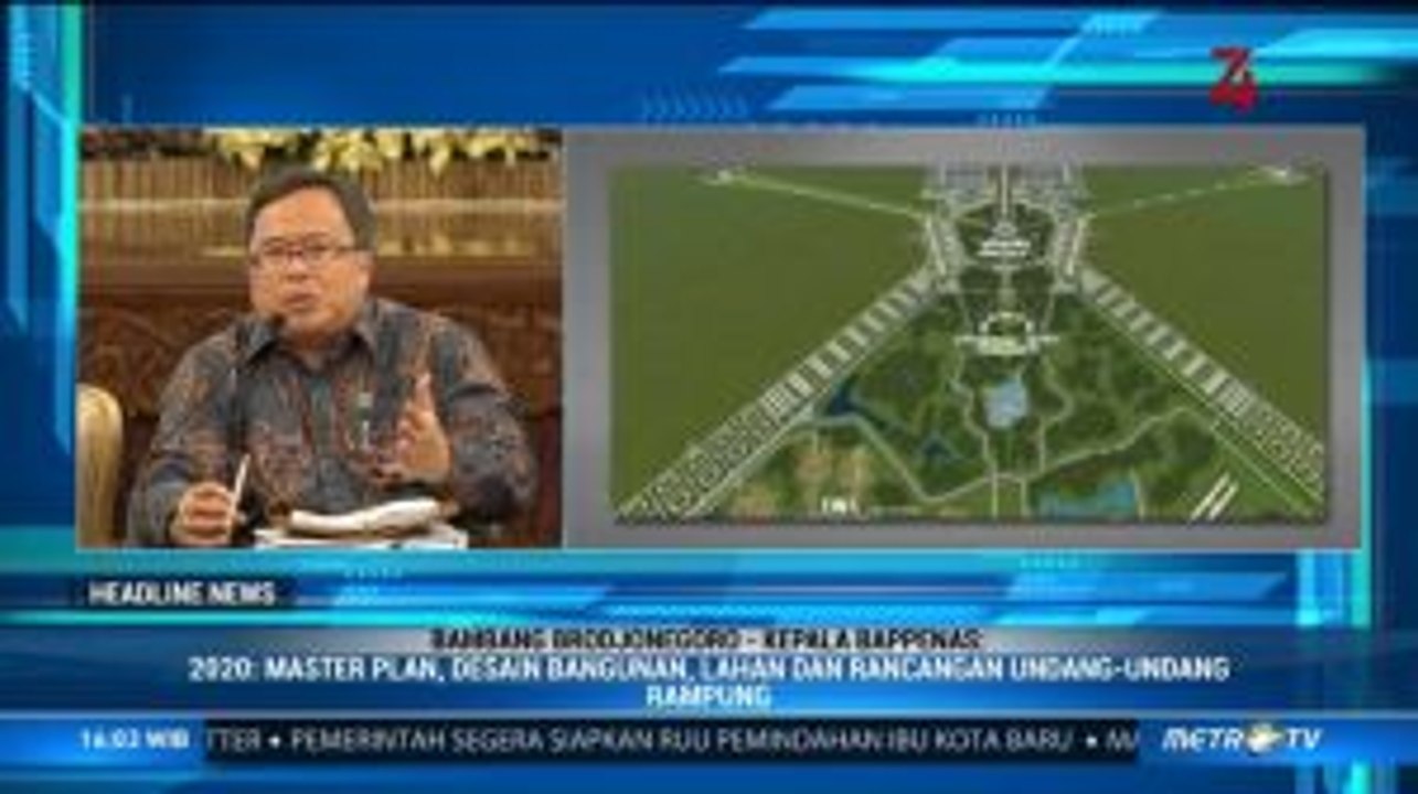 <i>Master Plan</i> Pemindahan Ibu Kota Ditargetkan Rampung 2020