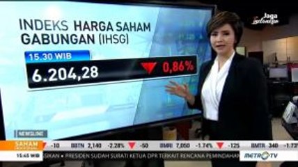 IHSG dan Rupiah Kompak Melemah Jelang Penutupan