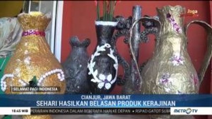 Kreasikan Sampah Plastik Jadi Hiasan Antik