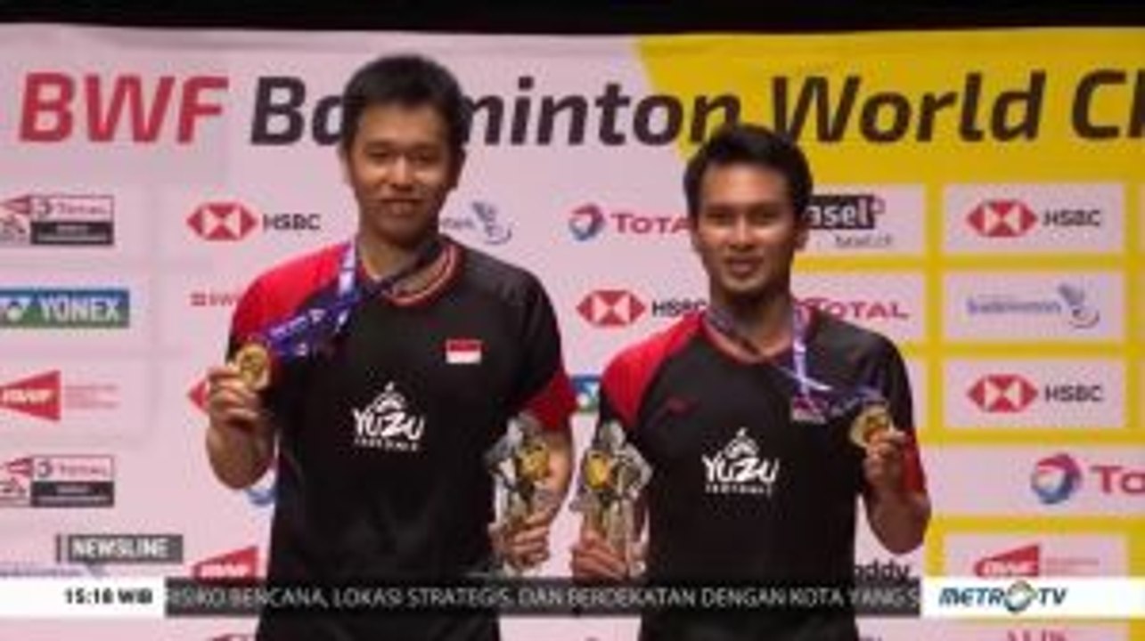 Ahsan/Hendra Juara Dunia Bulu Tangkis di Swiss