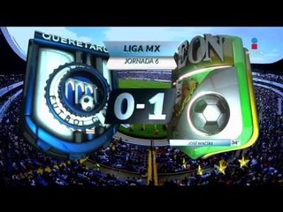 León controla el partido tras penal fallado de Romo | Querétaro vs León