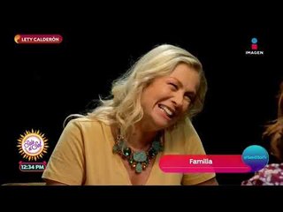 Lety Calderón en Enfrentados: &#39;Luciano es un regalo de Dios&#39; | Sale el Sol