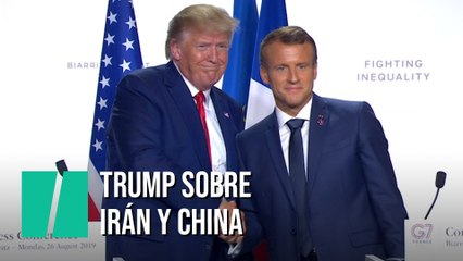 Trump: "China tiene que llegar a un acuerdo, no tiene otra opción"