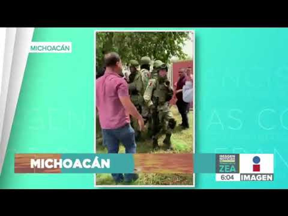 Agreden a militares en Michoacán para liberar a presunto "halcón" | Noticias con Francisco Zea