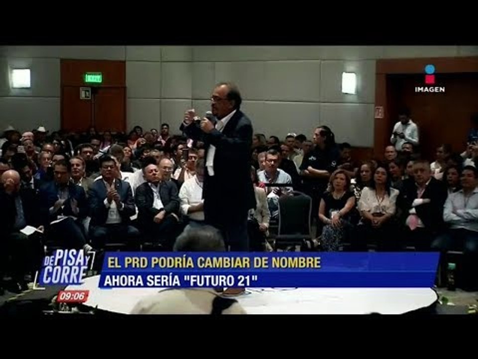 El PRD, ¿cambiará a 'Futuro 21'? ¿Cuáles son sus objetivos? | De Pisa y Corre