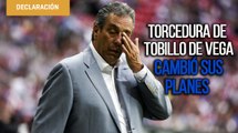 Torcedura de tobillo de Vega cambió los planes de Tomás | Conferencia