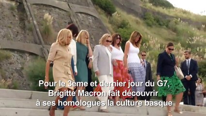 G7: surf et protection des océans au menu des "First ladies"