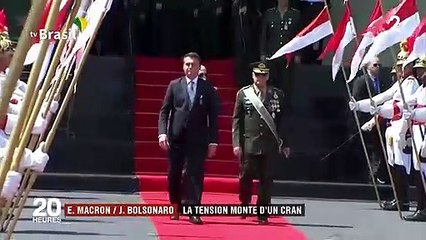 La tension monte d'un cran entre Macron et Bolsonaro
