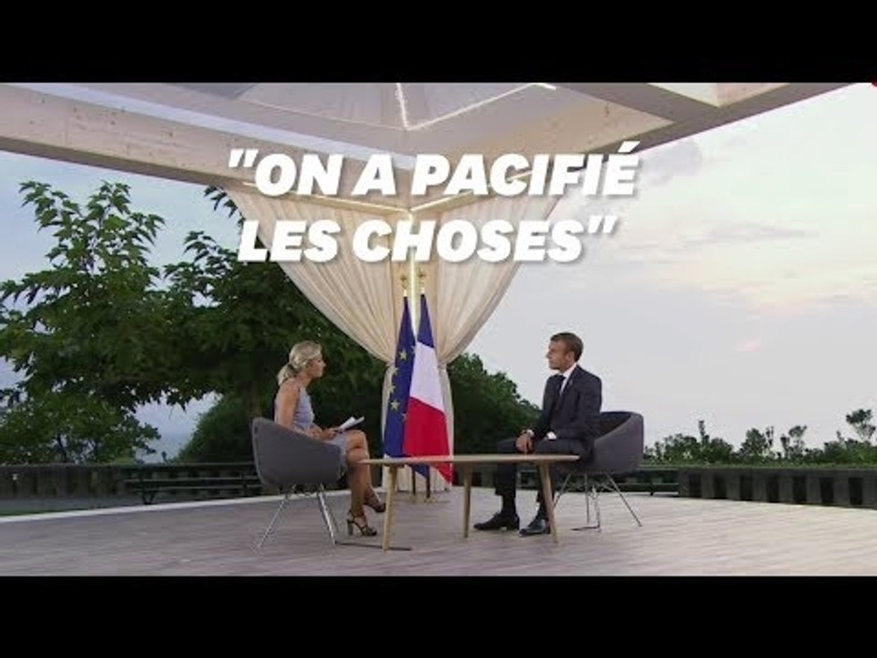 Pour Macron, la taxe des États-Unis sur le vin français "n'est plus d'actualité"