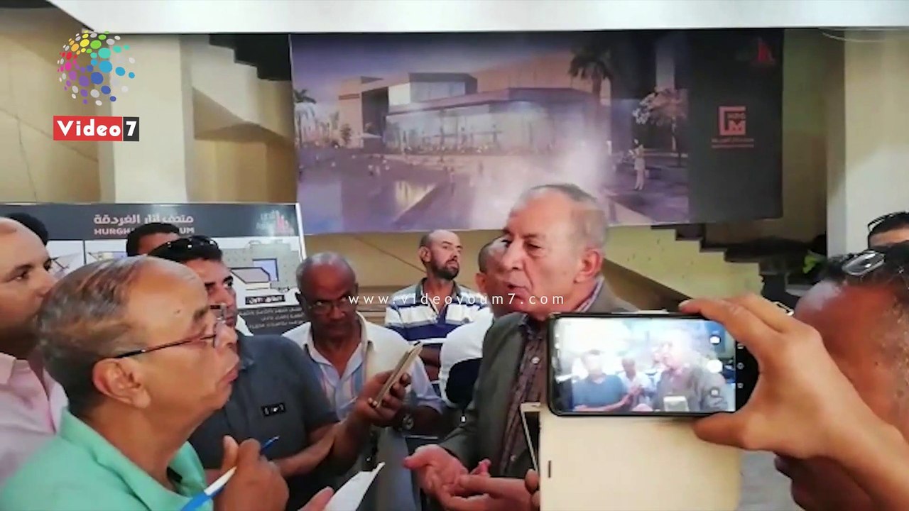 شاهد.. استمرار الأعمال الإنشائية بمتحف أثار الغردقة
