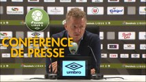 Conférence de presse EA Guingamp - Valenciennes FC (0-1) : Patrice LAIR (EAG) - Olivier GUEGAN (VAFC) - 2019/2020