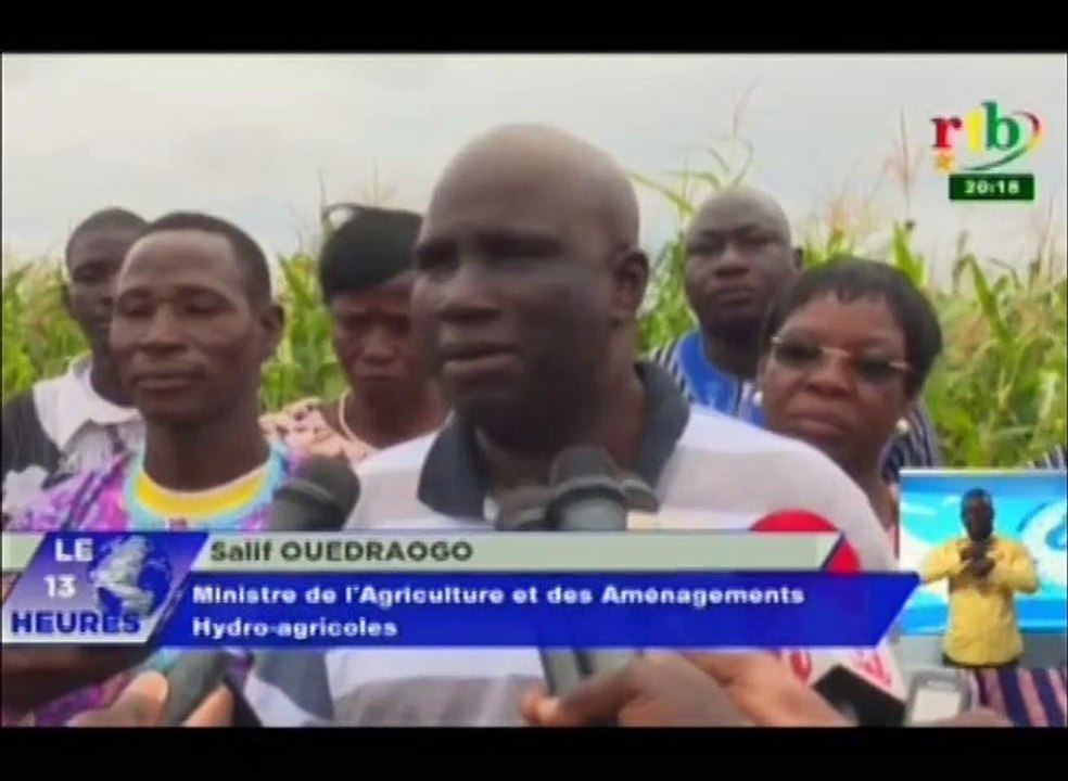 RTB - Campagne agricole : Le ministre de l`agriculture en tournée dans le centre sud du Burkina