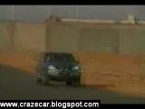 SUV Drives On Two Wheels