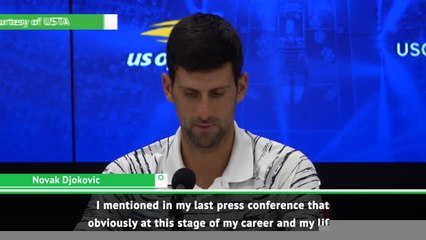 Djokovic's focus is solely on winning Grand Slams