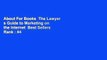 About For Books  The Lawyer s Guide to Marketing on the Internet  Best Sellers Rank : #4