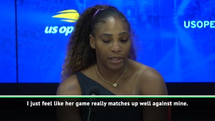 Sharapova's game matches up well against mine - Serena