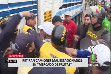 La Victoria: dueños de camiones intervenidos pagarán S/2100 de multa