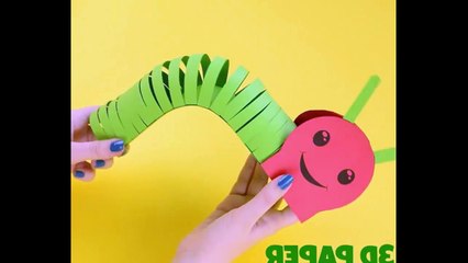 Hướng Dẫn Gấp Sâu Nhún Bằng Giấy Cực Đẹp