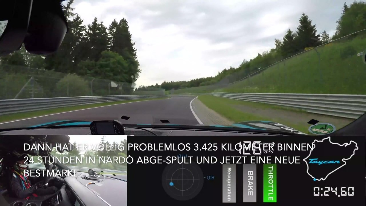 Neuer Porsche Taycan holt Rekord auf der Nürburgring-Nordschleife