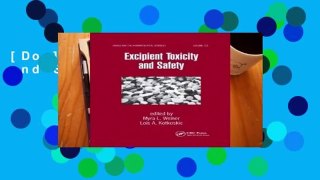 [Doc] Excipient Toxicity and Safety