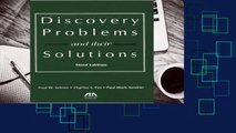 Discovery Problems and Their Solutions  Review