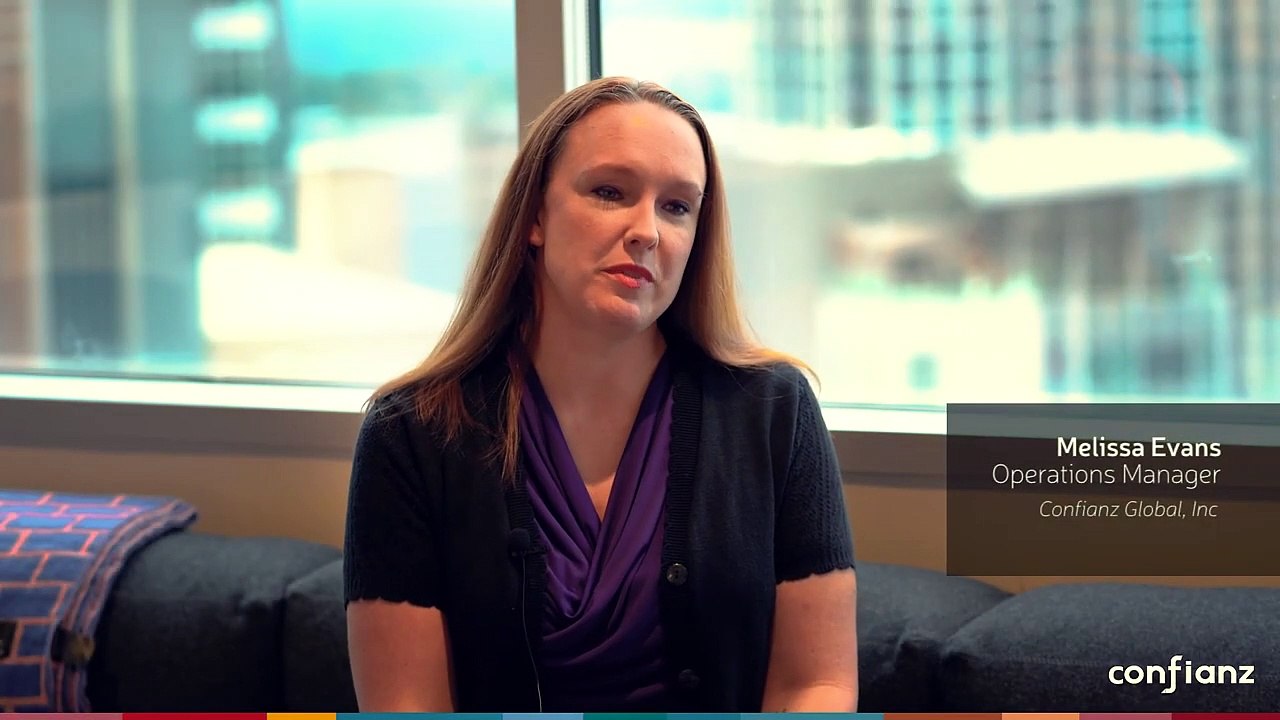 Melissa Evans sharing her Confianz experience✨ - Employee testimonial