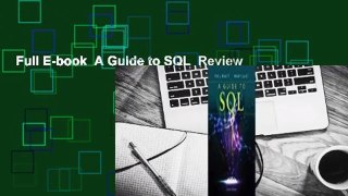 Full E-book  A Guide to SQL  Review