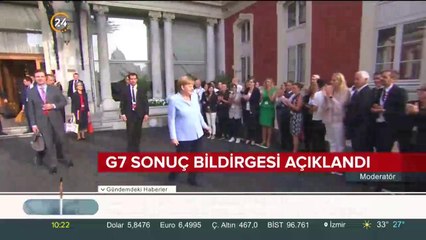 G7 Zirvesi sona erdi