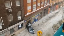 Las tormentas causan graves daños en Madrid