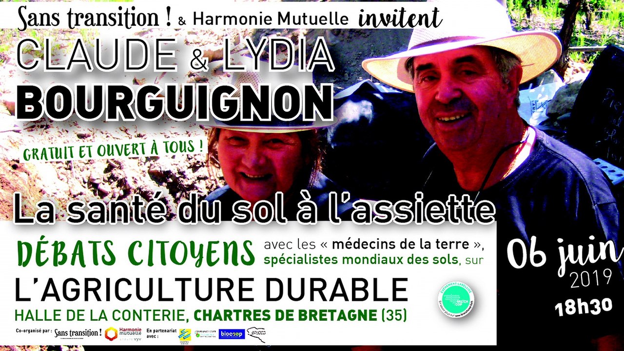 "Nous, agriculteurs, avons la responsabilité de créer des produits sains pour les consommateurs", Franck Lebreton, membre du CEDAPA, à l'occasion de la conférence de Claude et Lydia Bourguignon le 06 juin