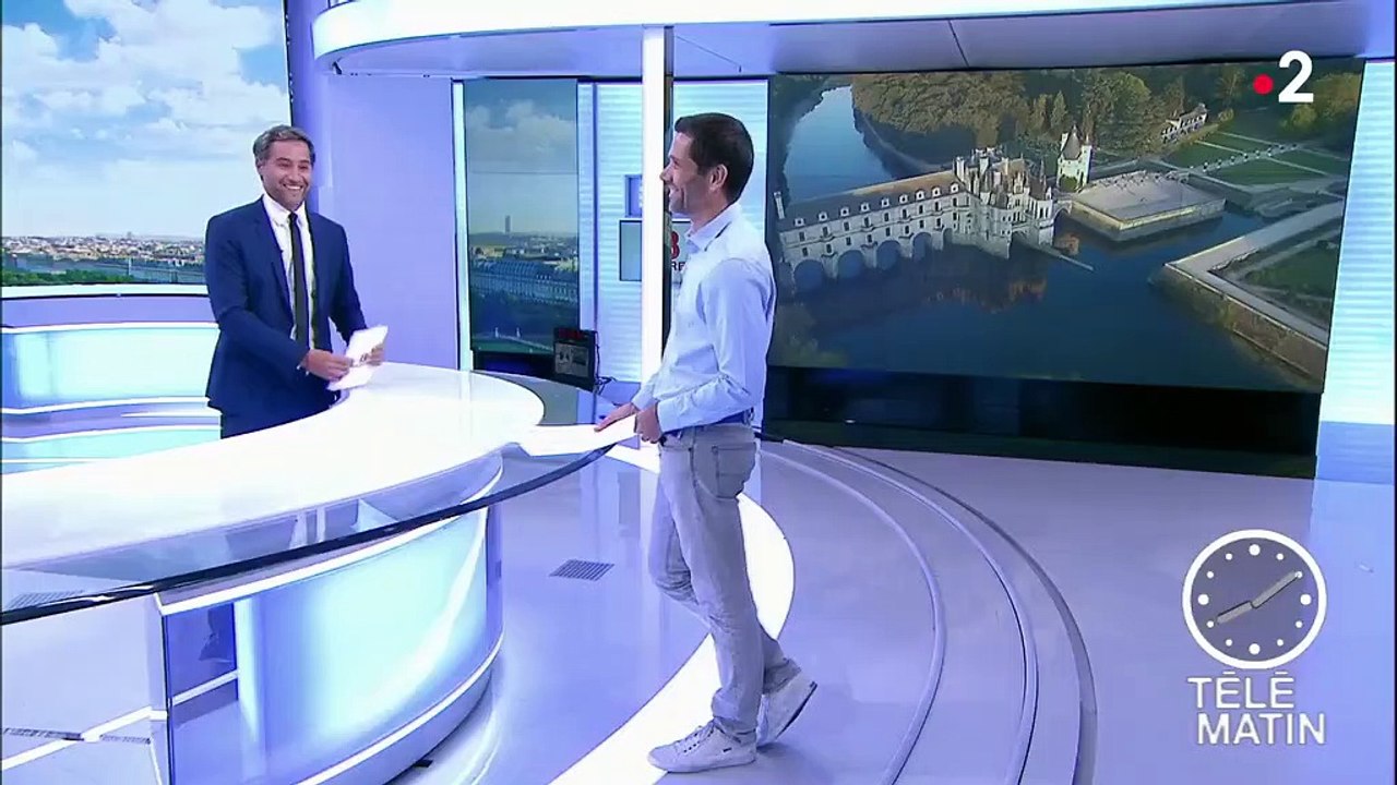 Indre-et-Loire : le château de Chenonceau vu du ciel