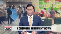 S. Korea's consumer sentiment index for August falls to lowest level since Jan. 2017