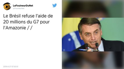 Incendies en Amazonie. Le feu progresse, le G7 débloque une aide d’urgence