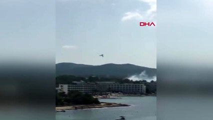 İspanya'nın tatil bölgesinde korkutan yangın