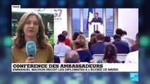 Conférence des ambassadeurs : Macron reçoit les diplomates à l'Élysée