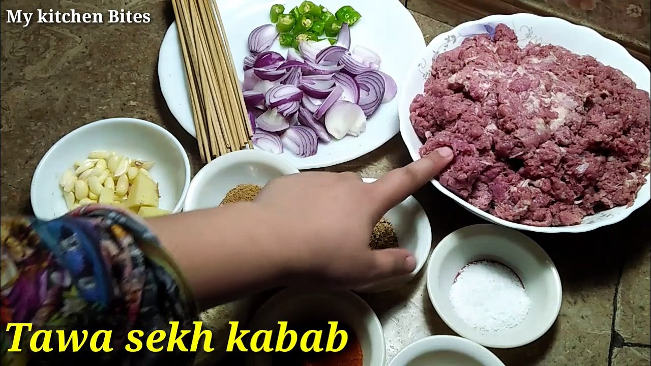Tawa seekah kebab