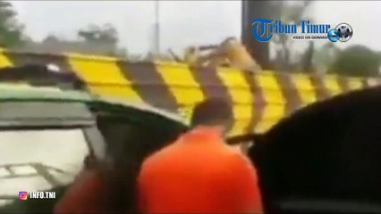 Detik-detik  Anggota Denpom Tangerang Kejar Kendaraan Sipil Karena Memakai Plat Militer